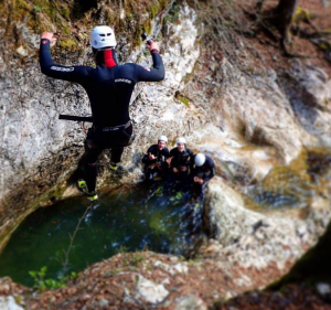 canyoning Soča